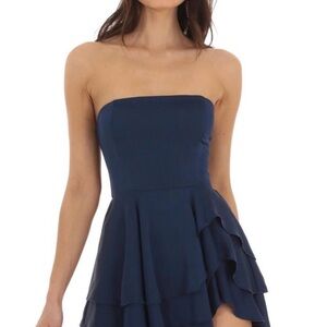 Lucy in the Sky Navy Blue Mini Dress